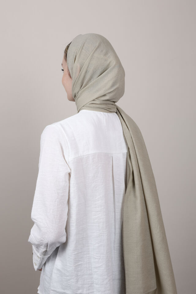 Crispy Krep Şal N-37 Adaçayı Yeşili