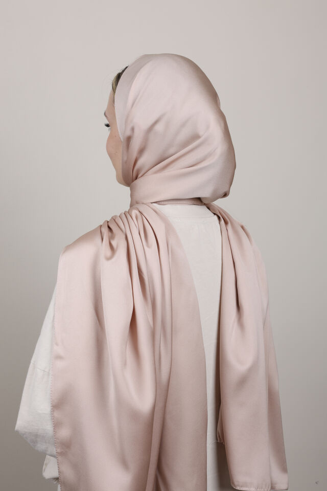 Düz Renkli Rayon Şal N-50.1 Vizon