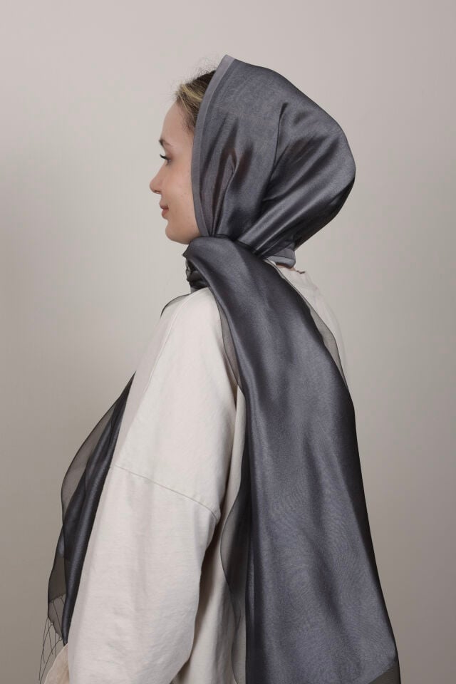 Prenses Şal Renkli N-96 Gri