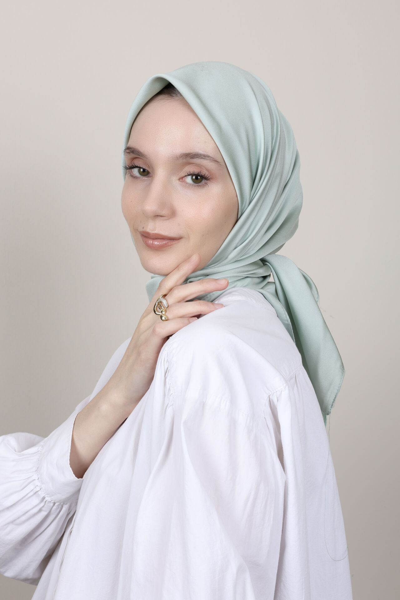 Düz Renkli Rayon Eşarp S-02 Lila