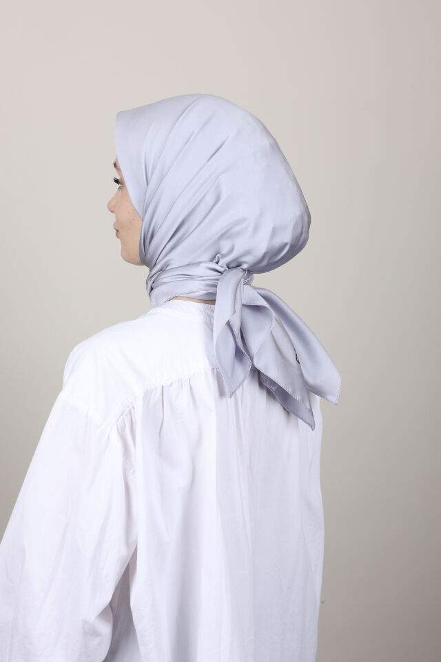 Düz Renkli Rayon Eşarp S-02 Buz Lila